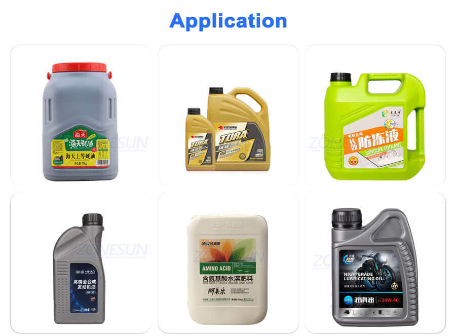 Flat Bucket Labeling Machine-ZONESUN TECHNOLOGY LIMITED