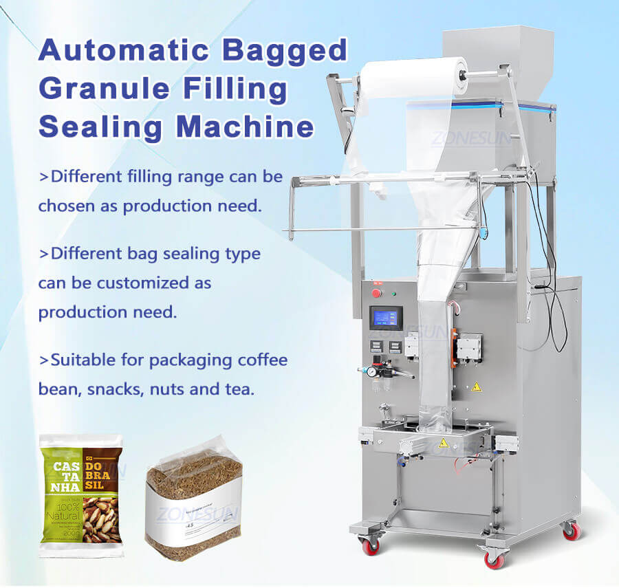 Granule Bag Weighing Packaging Machine-ZONESUN TECHNOLOGY LIMITED