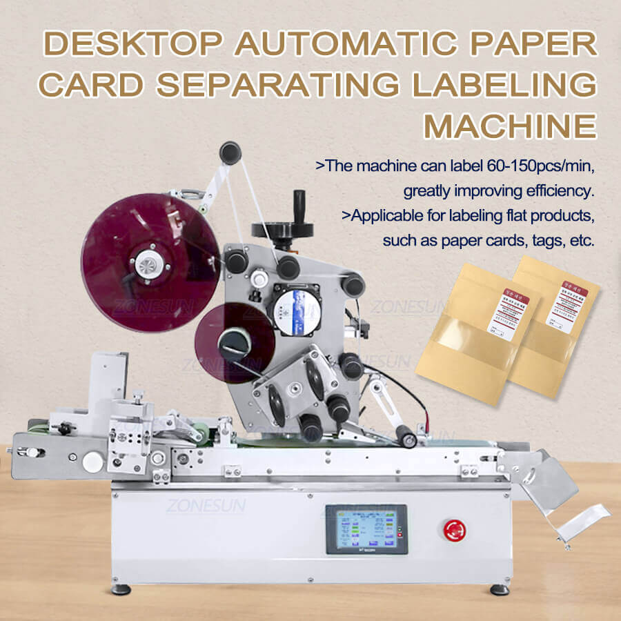 Paper Card Labeling Machine-ZONESUN TECHNOLOGY LIMITED