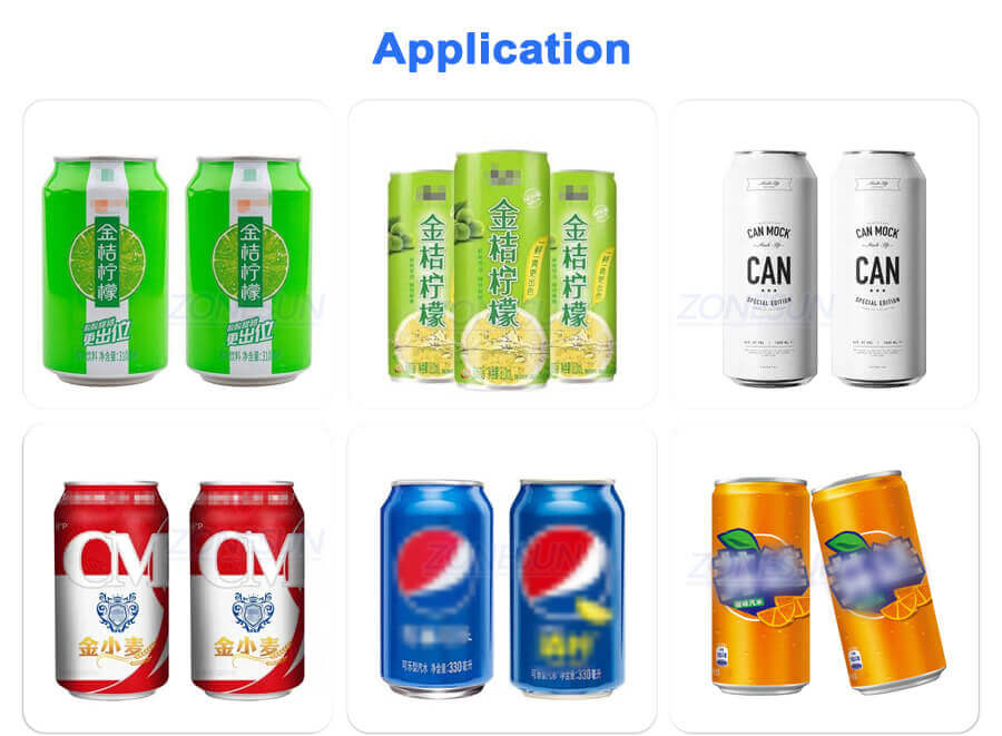 Beverage Cans Filling Machine-ZONESUN TECHNOLOGY LIMITED