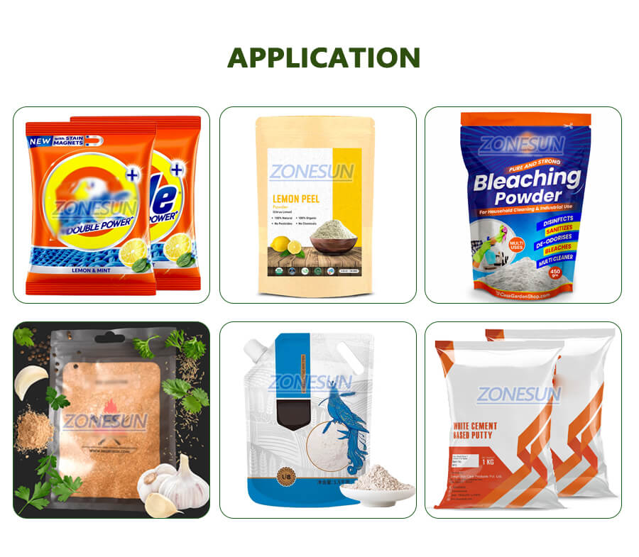 Powder Premade Pouch Filling Sealing Machine-ZONESUN TECHNOLOGY LIMITED