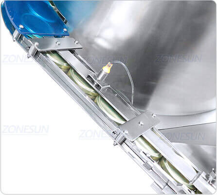 Steam Vacuum Capping Machine-ZONESUN TECHNOLOGY LIMITED