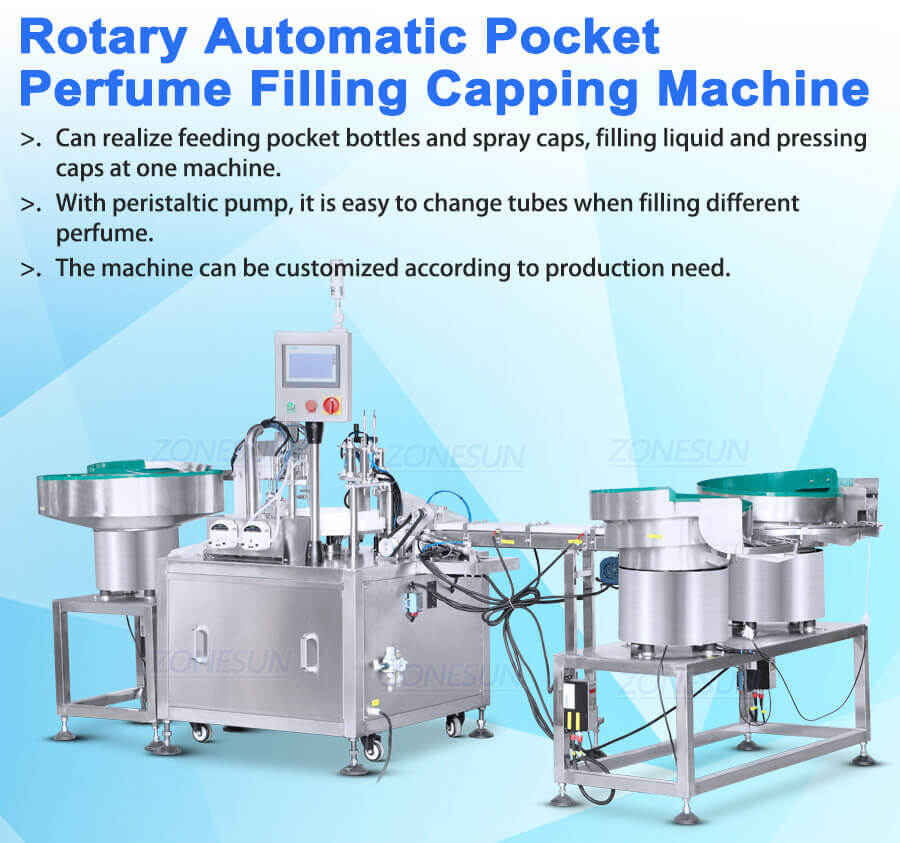 Credit Card Spray Filling Capping Machine-ZONESUN TECHNOLOGY LIMITED