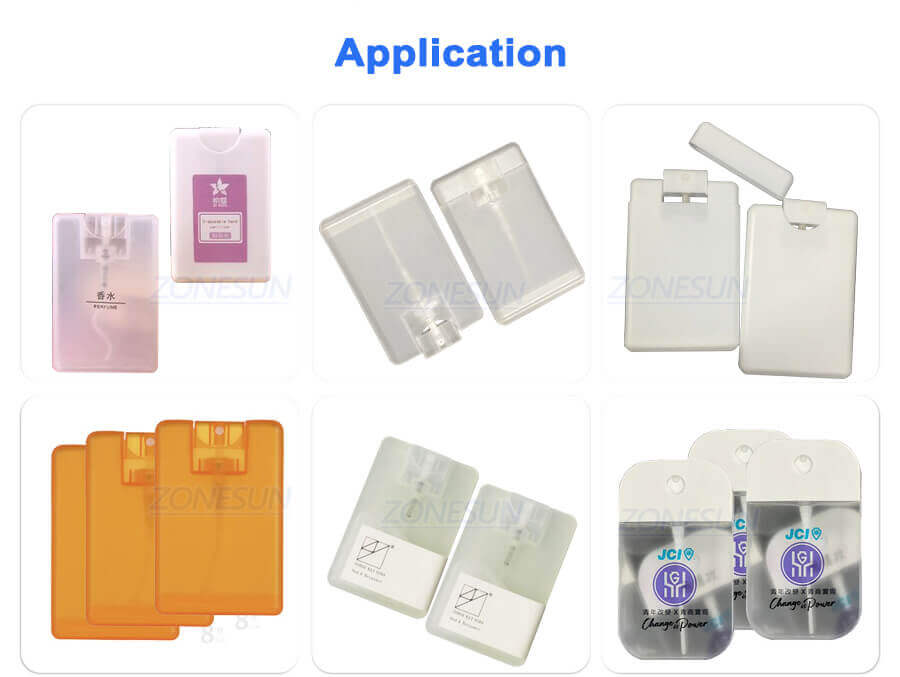 Credit Card Spray Filling Capping Machine-ZONESUN TECHNOLOGY LIMITED