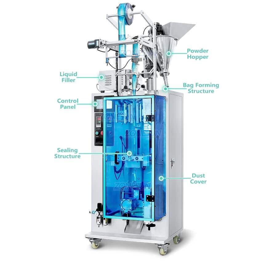 VFFS Liquid Powder Packaging Machine-ZONESUN TECHNOLOGY LIMITED