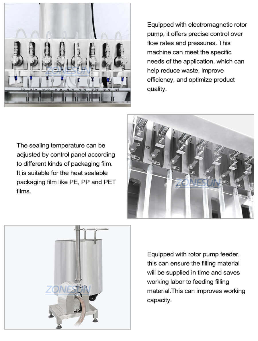 Multi-lines Filling Sealing Machine-ZONESUN TECHNOLOGY LIMITED