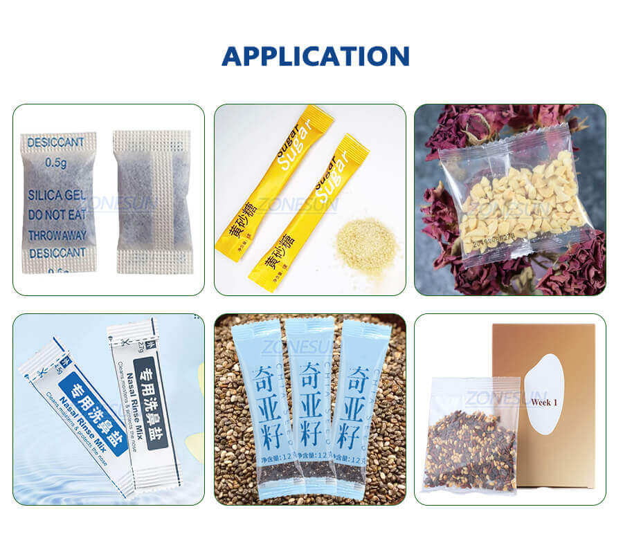 Multi-lines Sachet Granule Packing Machine-ZONESUN TECHNOLOGY LIMITED