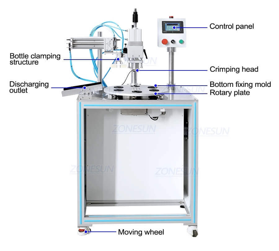 Glass Vial Bottle Capping Machine-ZONESUN TECHNOLOGY LIMITED