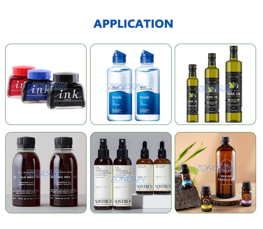 Six Heads Quantitative Liquid Filling Machine-ZONESUN TECHNOLOGY LIMITED