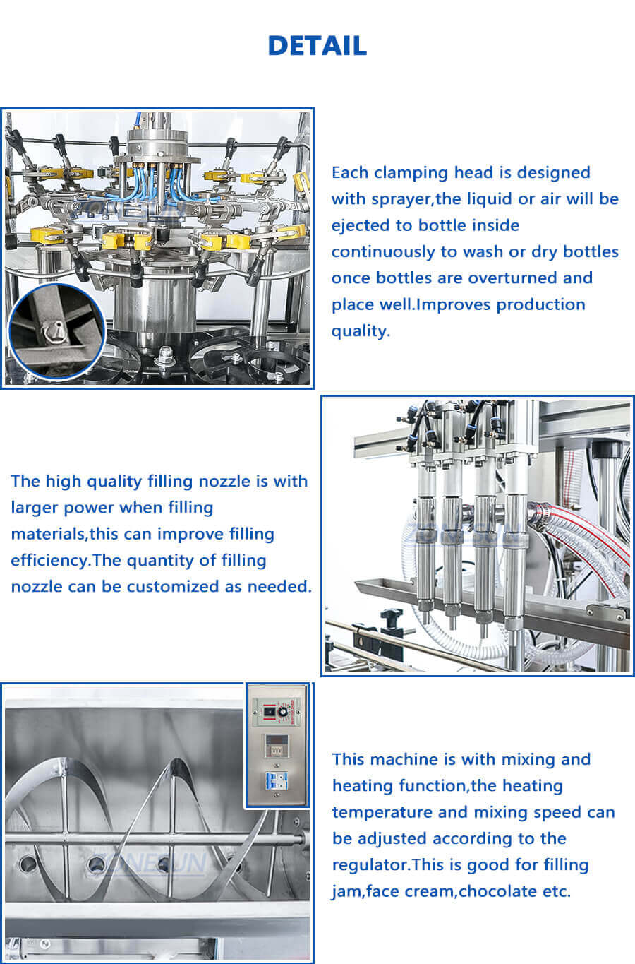 Sauce Jar Paste Filling Line-ZONESUN TECHNOLOGY LIMITED