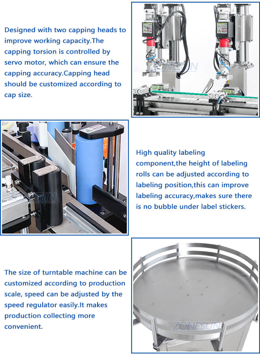 Sauce Jar Paste Filling Line-ZONESUN TECHNOLOGY LIMITED