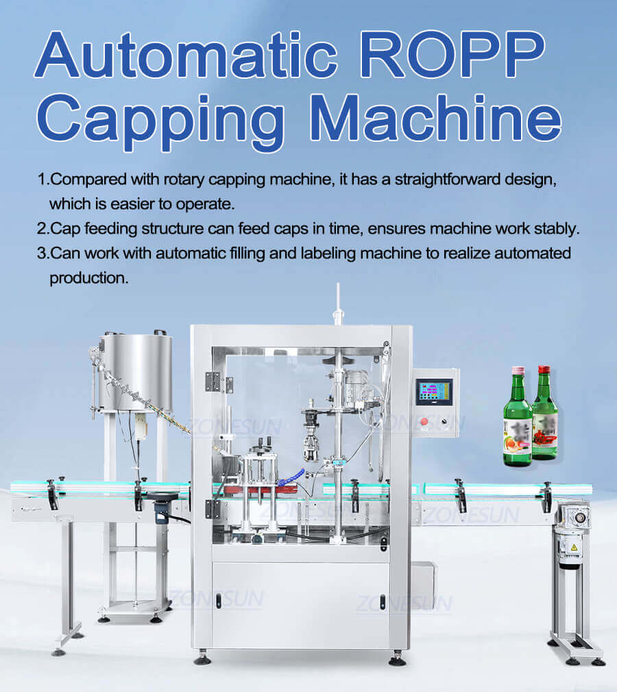 Automatic Ropp Capping Machine-ZONESUN TECHNOLOGY LIMITED