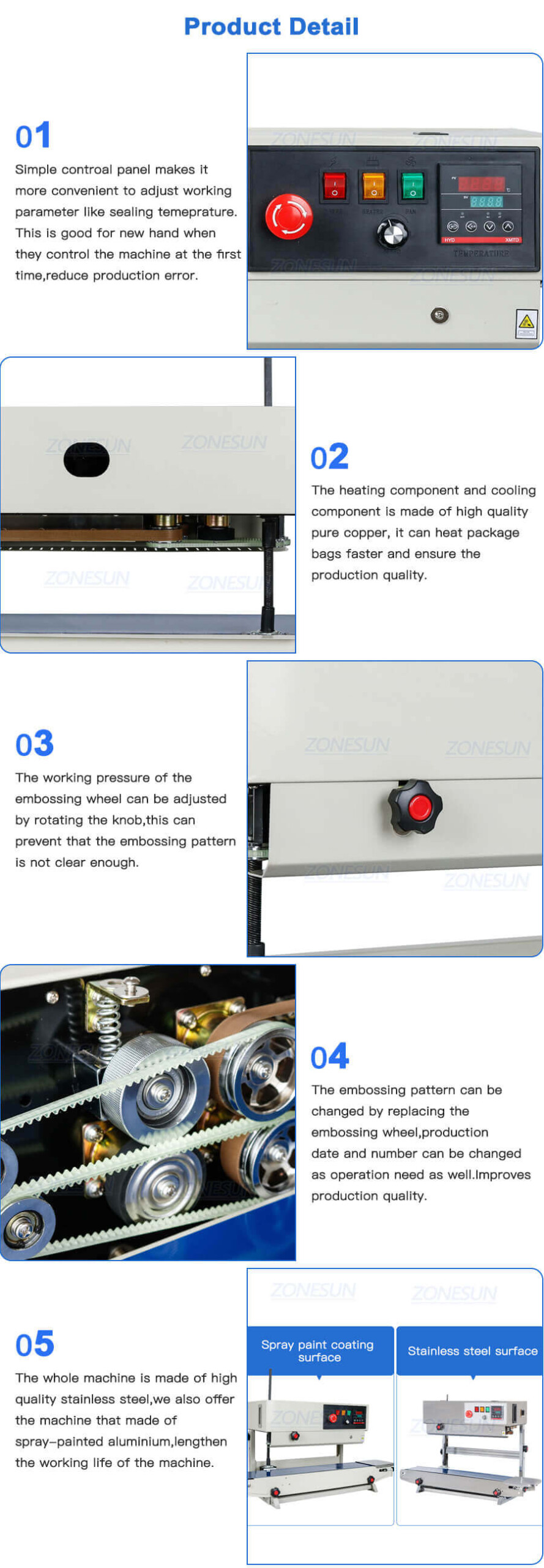 Band Sealing Machine-ZONESUN TECHNOLOGY LIMITED