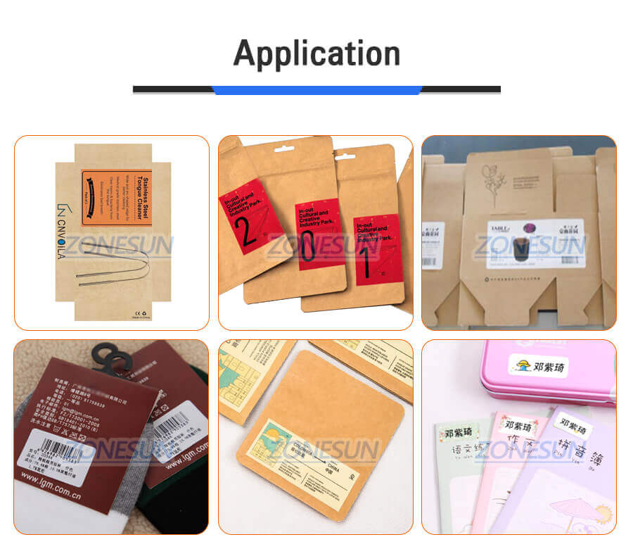 Flat Cardboard Labeling Machine-ZONESUN TECHNOLOGY LIMITED