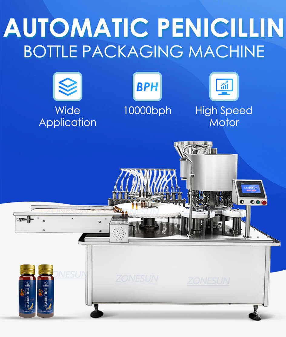 12 Heads Vial Filling Capping Machine-ZONESUN TECHNOLOGY LIMITED