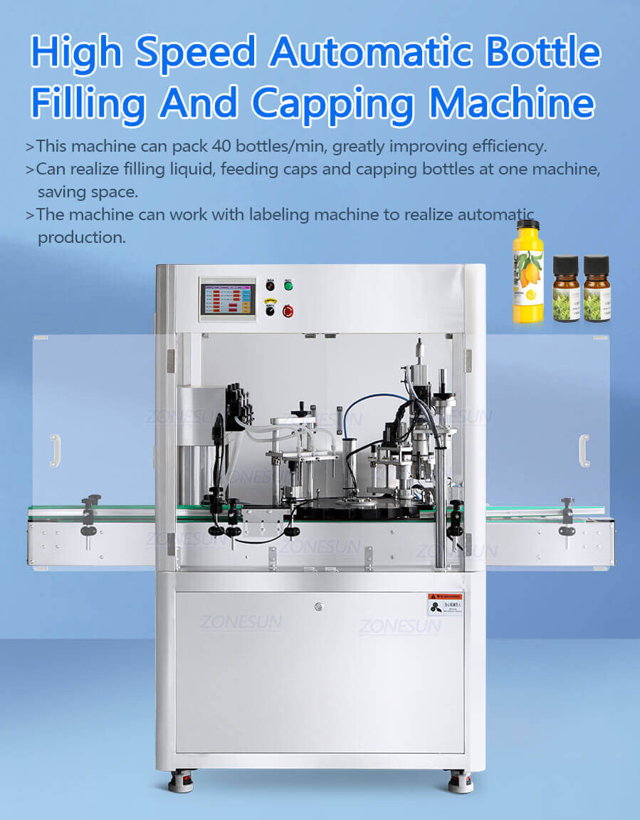 High Speed Filling And Capping Machine-ZONESUN TECHNOLOGY LIMITED