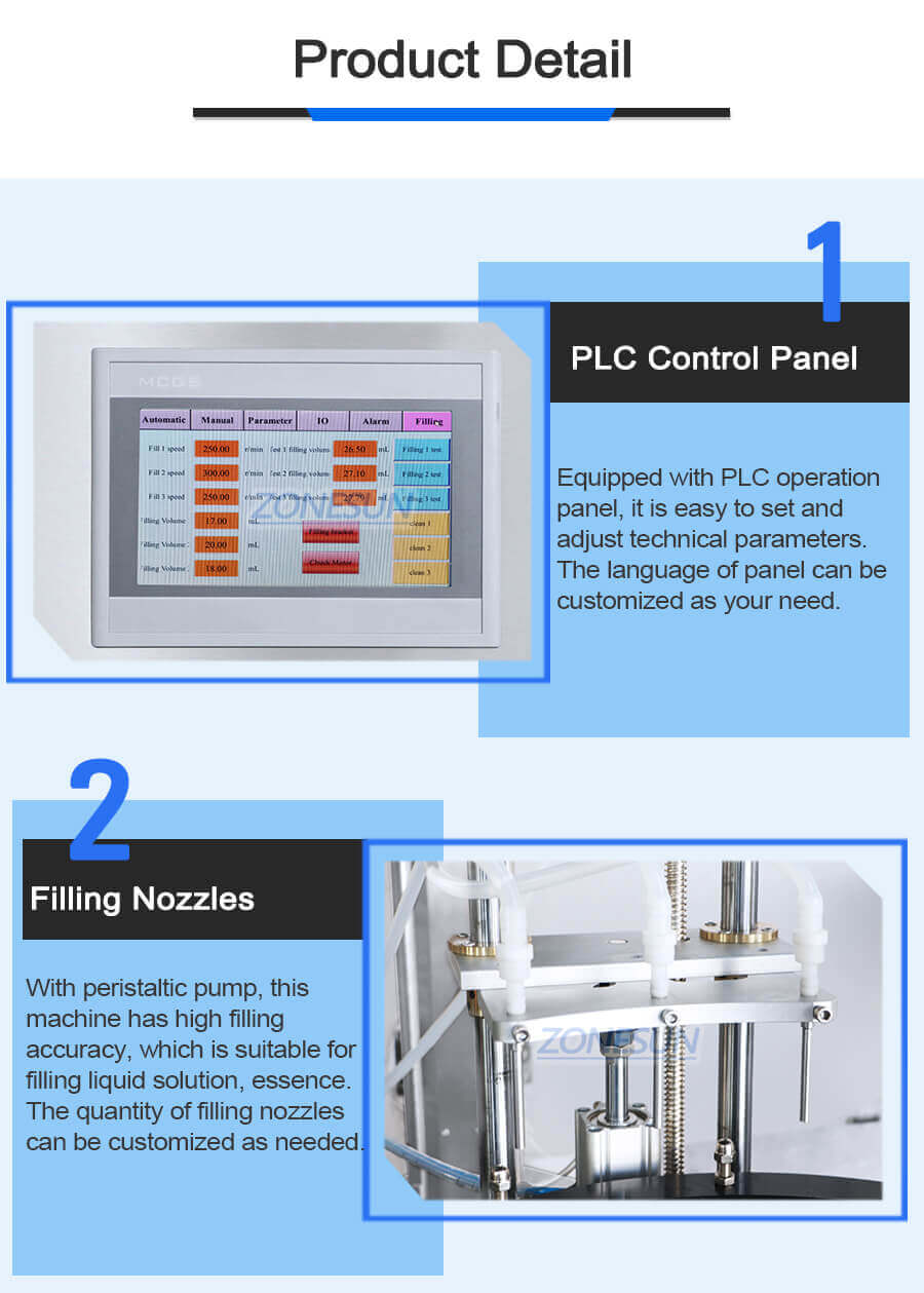 High Speed Filling And Capping Machine-ZONESUN TECHNOLOGY LIMITED