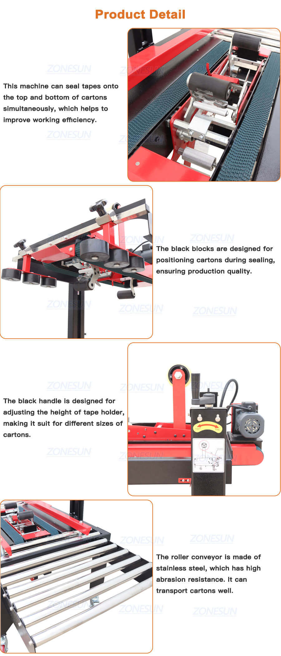 Carton Sealing Machine-ZONESUN TECHNOLOGY LIMITED