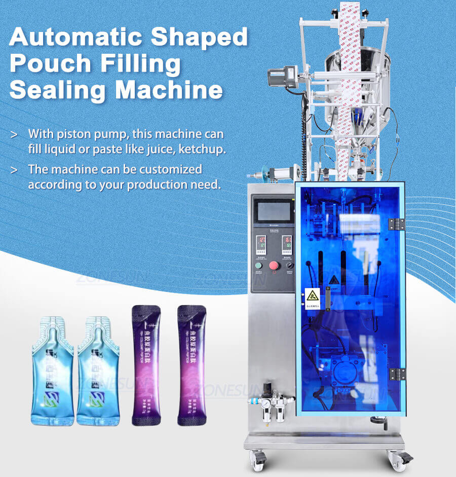 Shaped Pouch VFFS Packaging Machine-ZONESUN TECHNOLOGY LIMITED