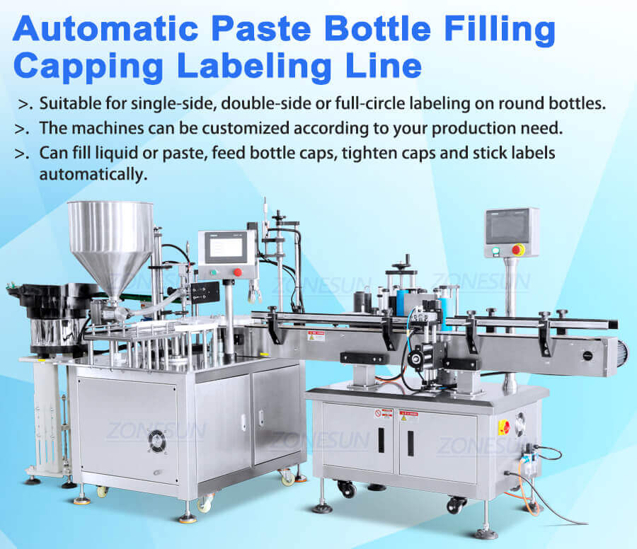Rotary Filling Capping And Labdling Machine-ZONESUN TECHNOLOGY LIMITED