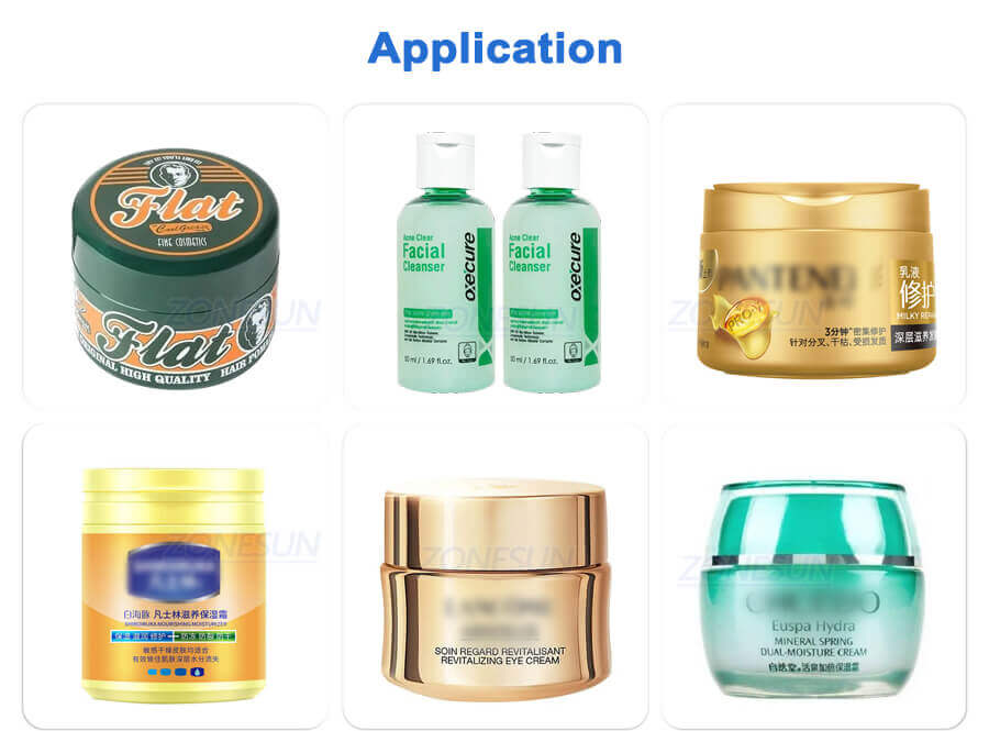 Facial Cream Filling And Capping Machine-ZONESUN TECHNOLOGY LIMITED