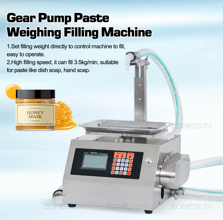 Paste Weighing Filling Machine-ZONESUN TECHNOLOGY LIMITED