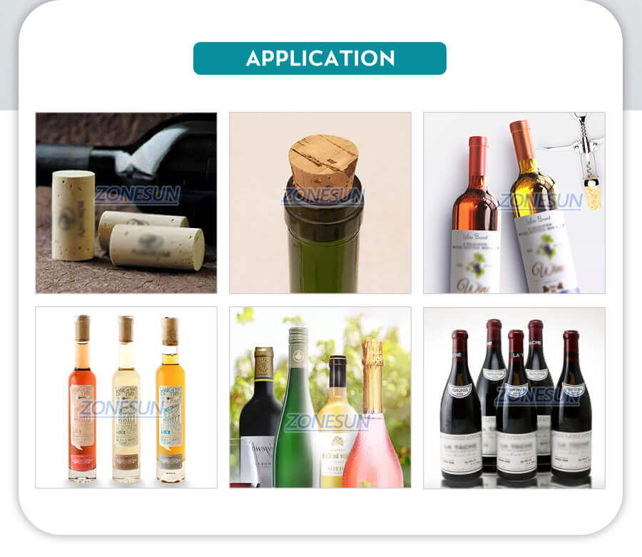 Wine Bottle Cork Stopper Capping Pressing Machine-ZONESUN TECHNOLOGY LIMITED