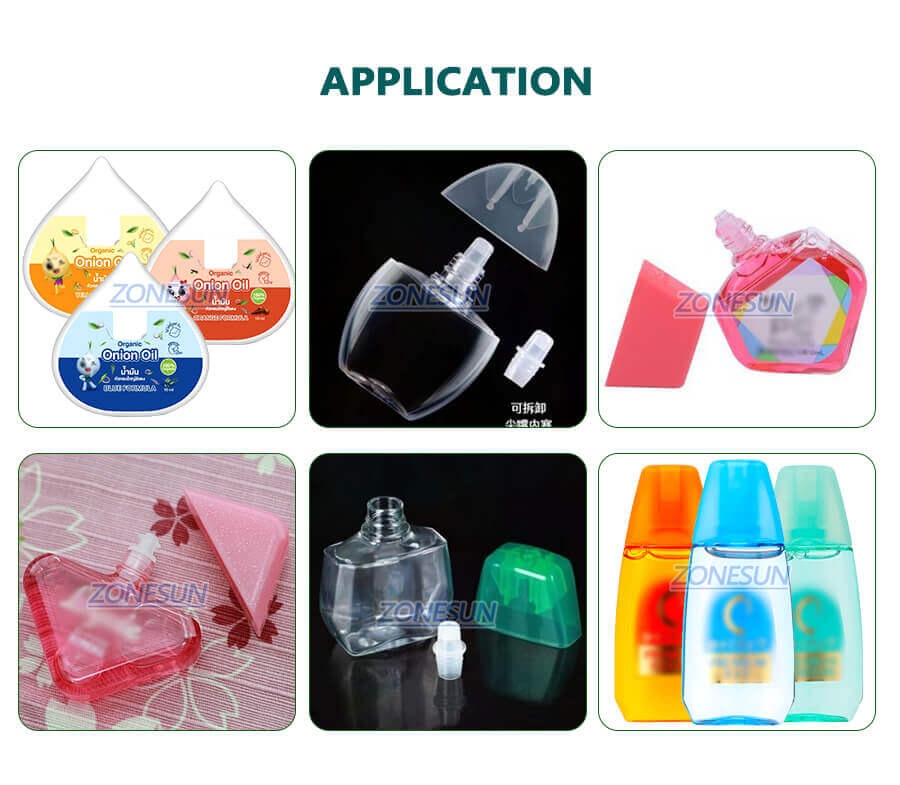 Onion Oil Bottles Rotary Filling Capping Machine-ZONESUN TECHNOLOGY LIMITED