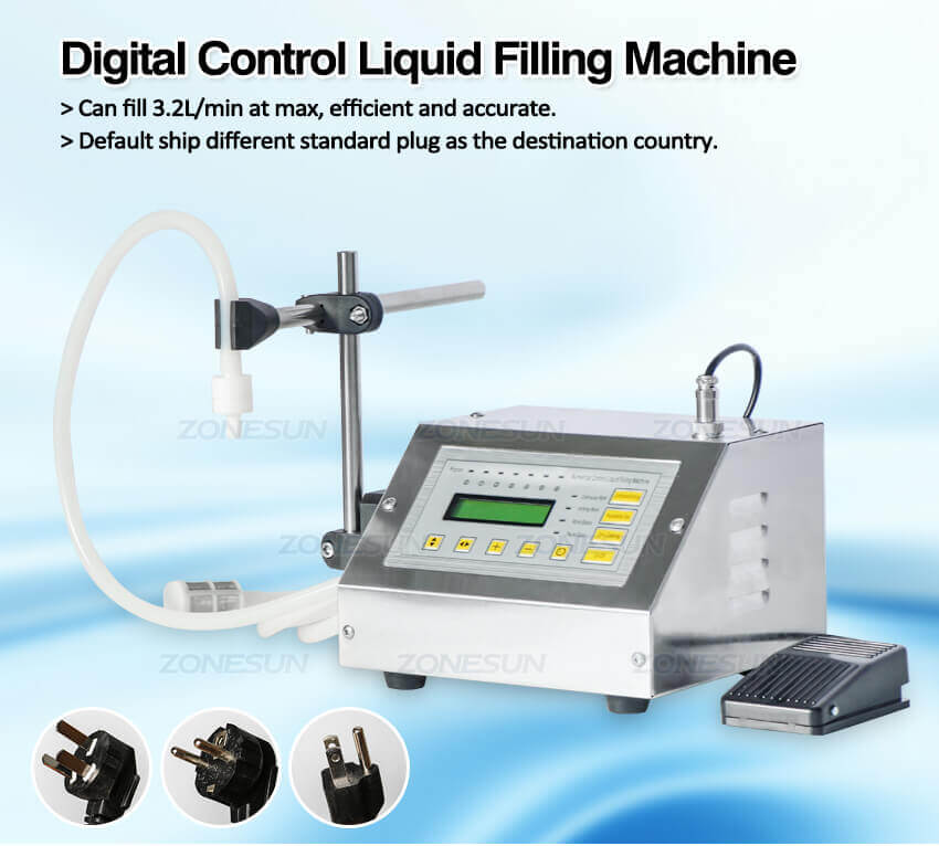 Cosmetic Liquid Filling Machine-ZONESUN TECHNOLOGY LIMITED