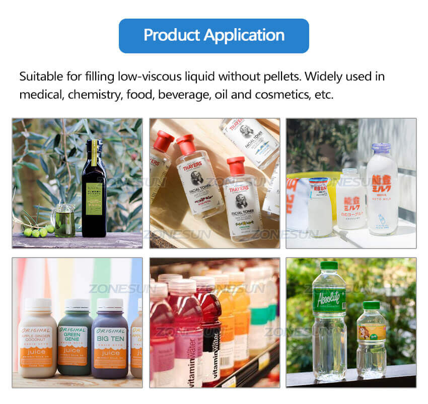 Cosmetic Liquid Filling Machine-ZONESUN TECHNOLOGY LIMITED