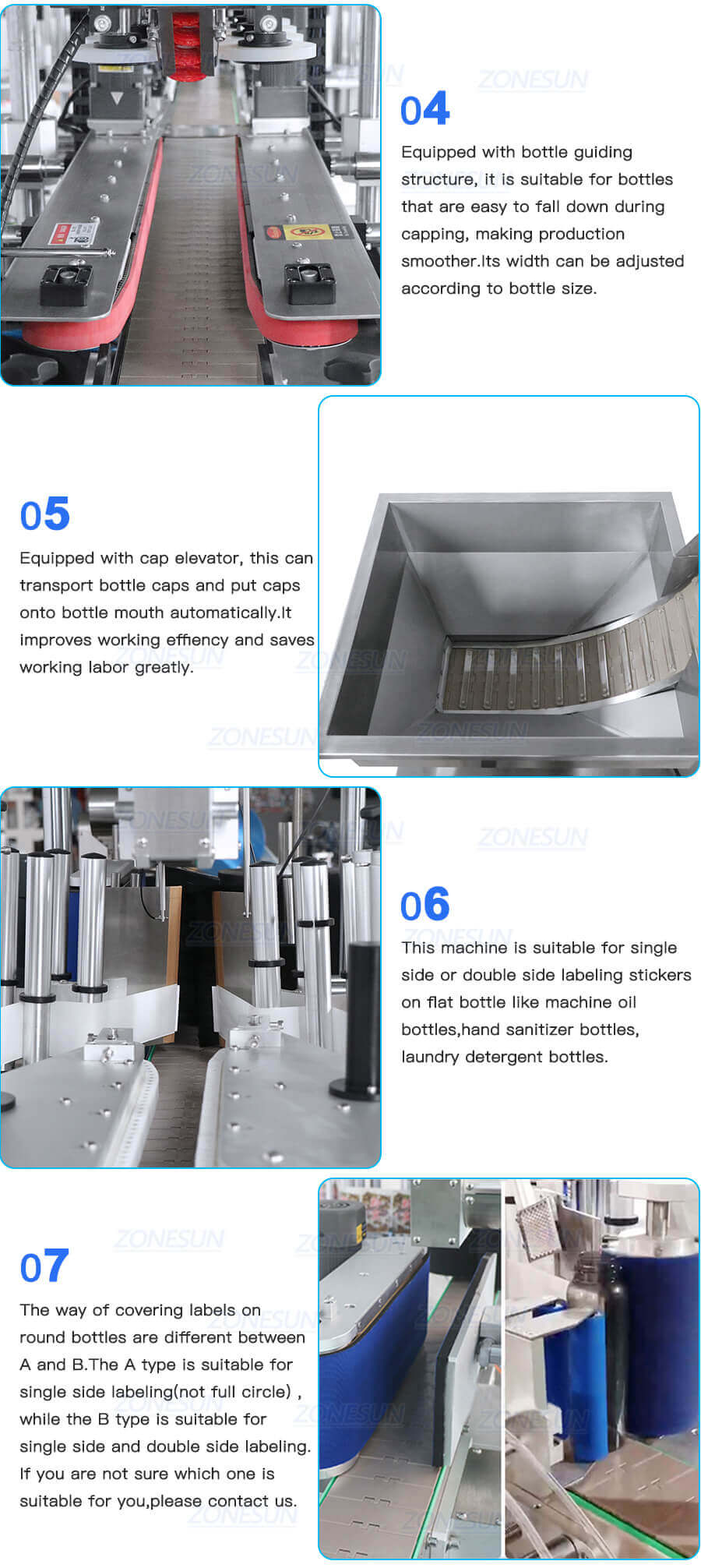 12 Heads Cosmetic Paste Filling Line-ZONESUN TECHNOLOGY LIMITED
