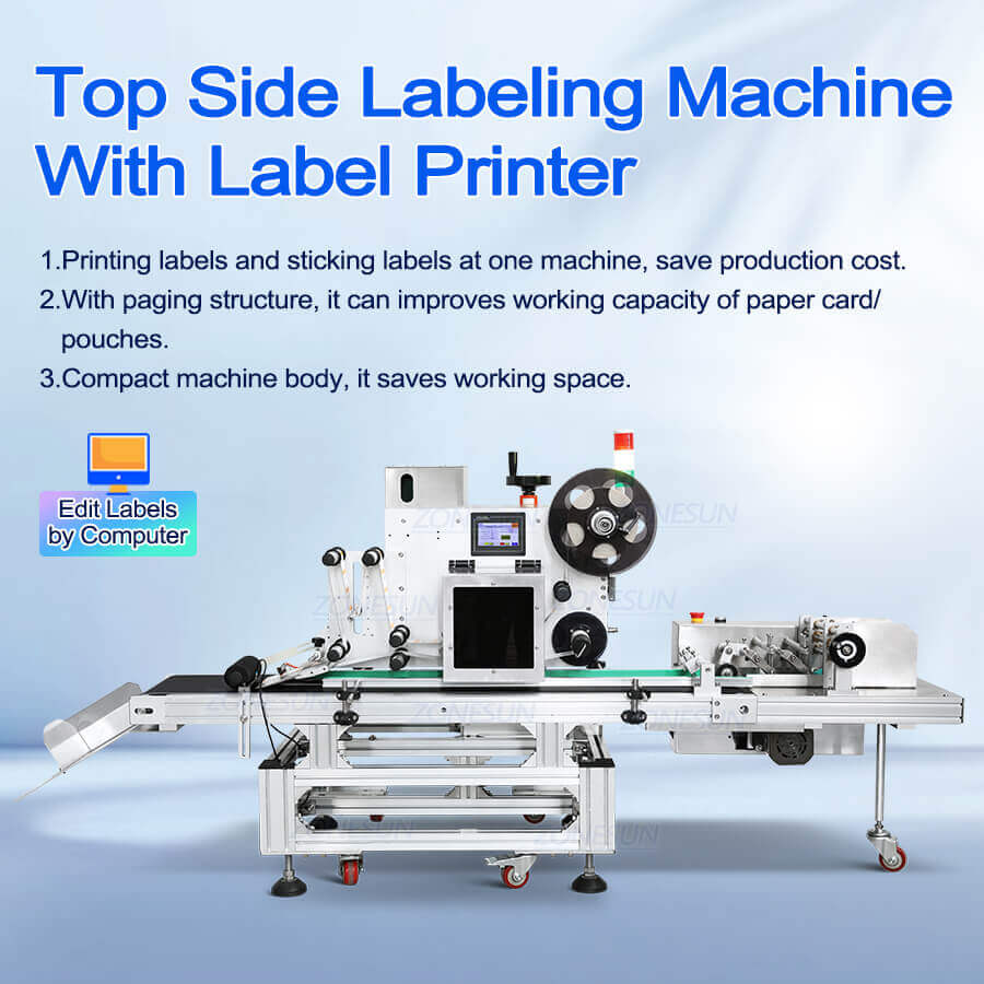 Horizontal Flat Online Print Labeling Machine-ZONESUN TECHNOLOGY LIMITED