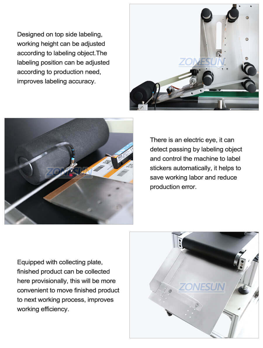 Horizontal Flat Online Print Labeling Machine-ZONESUN TECHNOLOGY LIMITED