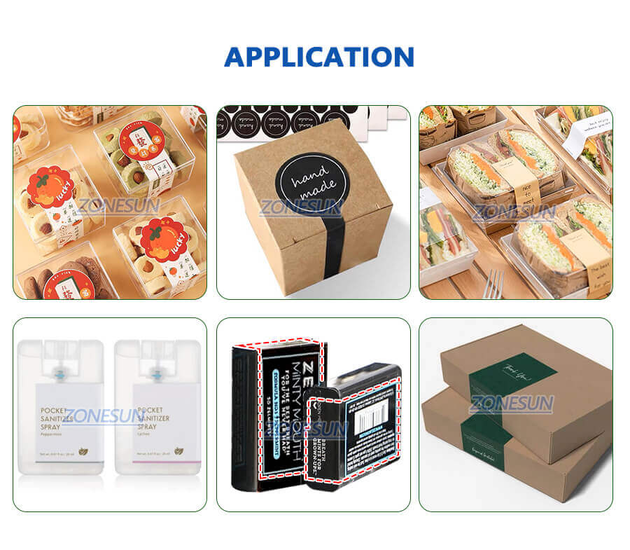 Horizontal Flat Boxes Three Sides Labeling Machine-ZONESUN TECHNOLOGY LIMITED