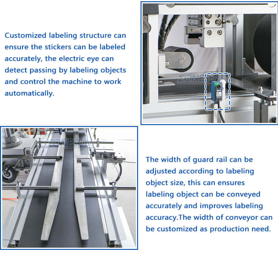 Horizontal Flat Boxes Three Sides Labeling Machine-ZONESUN TECHNOLOGY LIMITED