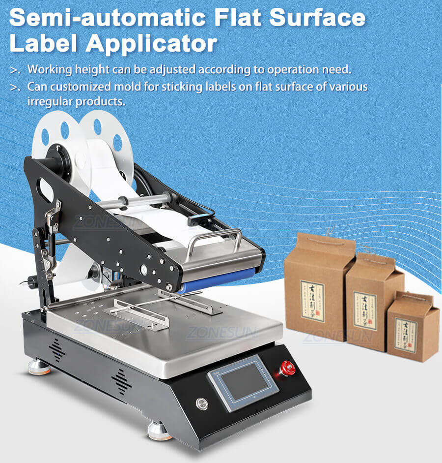 Flat Surface Labeling Machine-ZONESUN TECHNOLOGY LIMITED