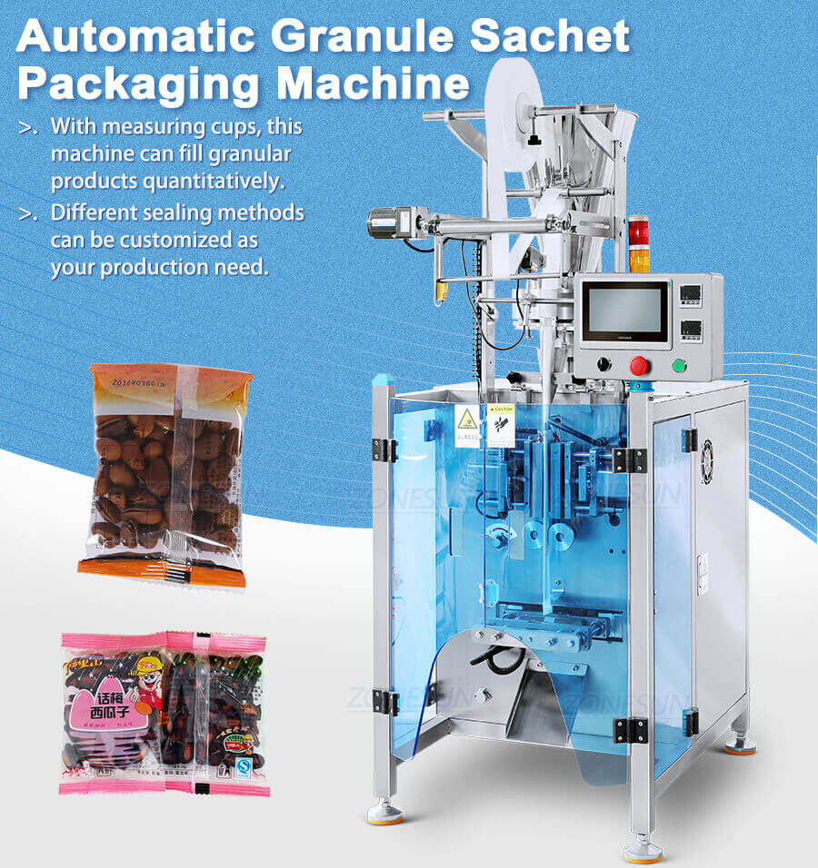 Granule Sachet VFFS Packaging Machine-ZONESUN TECHNOLOGY LIMITED