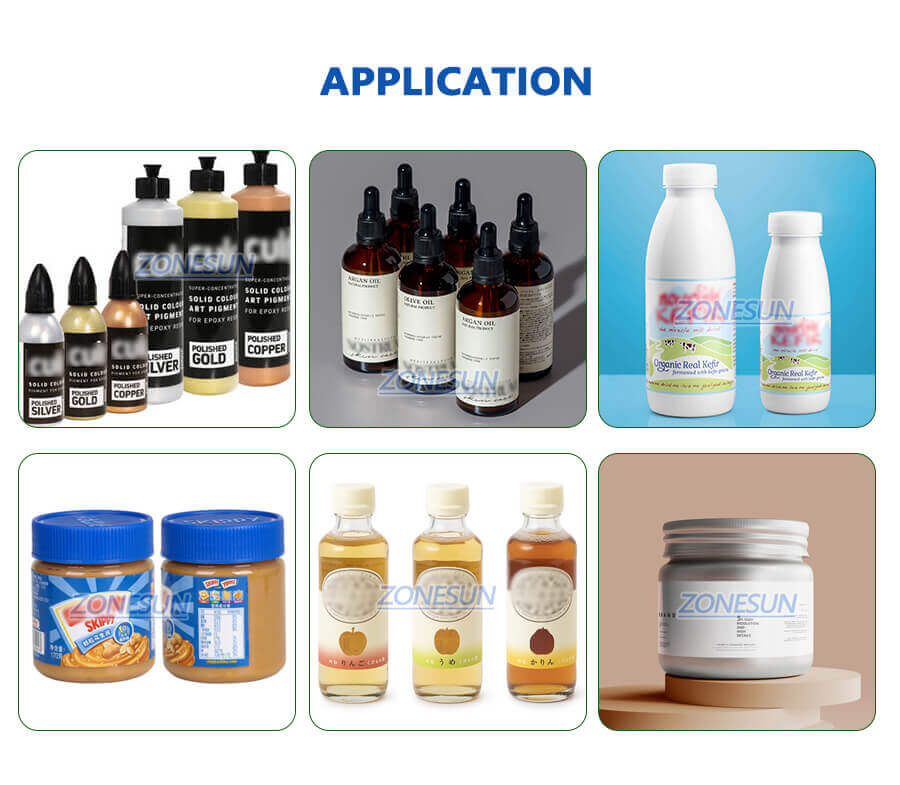 Benchtop Round Bottle labeling machine-ZONESUN TECHNOLOGY LIMITED
