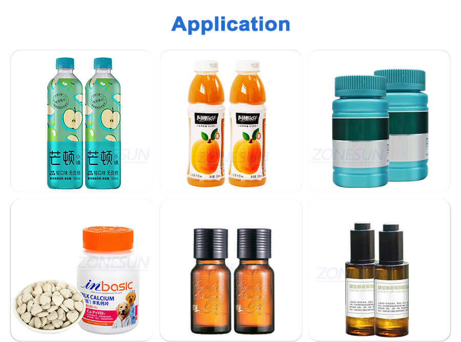 Tabletop Small Cosmetic Bottles Capping Machine-ZONESUN TECHNOLOGY LIMITED