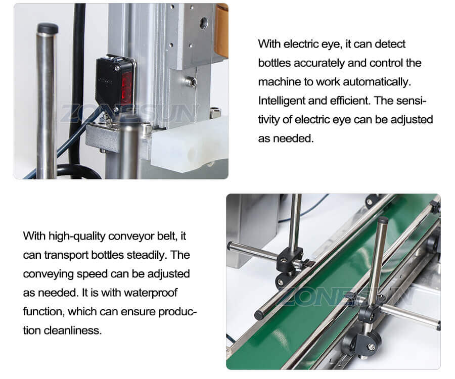 Cosmetic Desktop Filling Capping Machine-ZONESUN TECHNOLOGY LIMITED