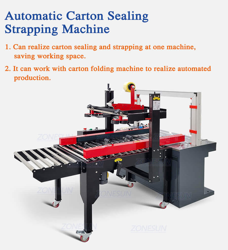 Carton Sealing Strapping Packaging Machine-ZONESUN TECHNOLOGY LIMITED