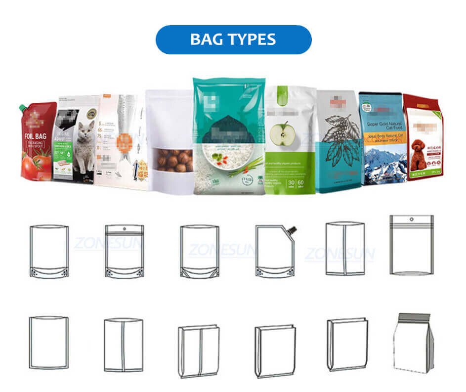 Full Automatic Granule Bag Packaging Machine-ZONESUN TECHNOLOGY LIMITED