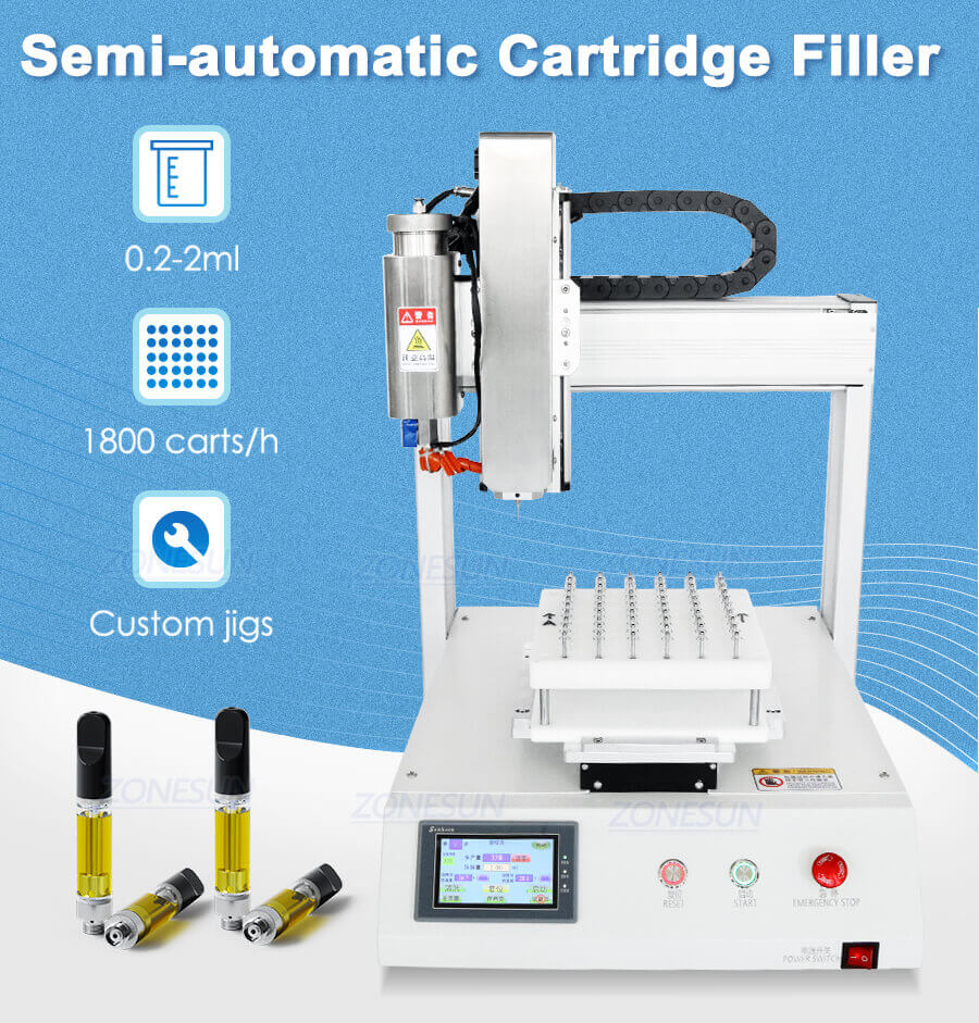 Automatic Cartridge Filling Machine-ZONESUN TECHNOLOGY LIMITED