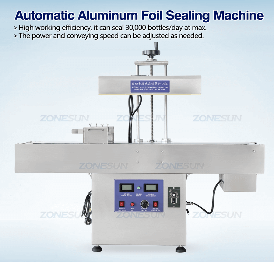 Aluminium Foil Induction Sealing Machine-ZONESUN TECHNOLOGY LIMITED