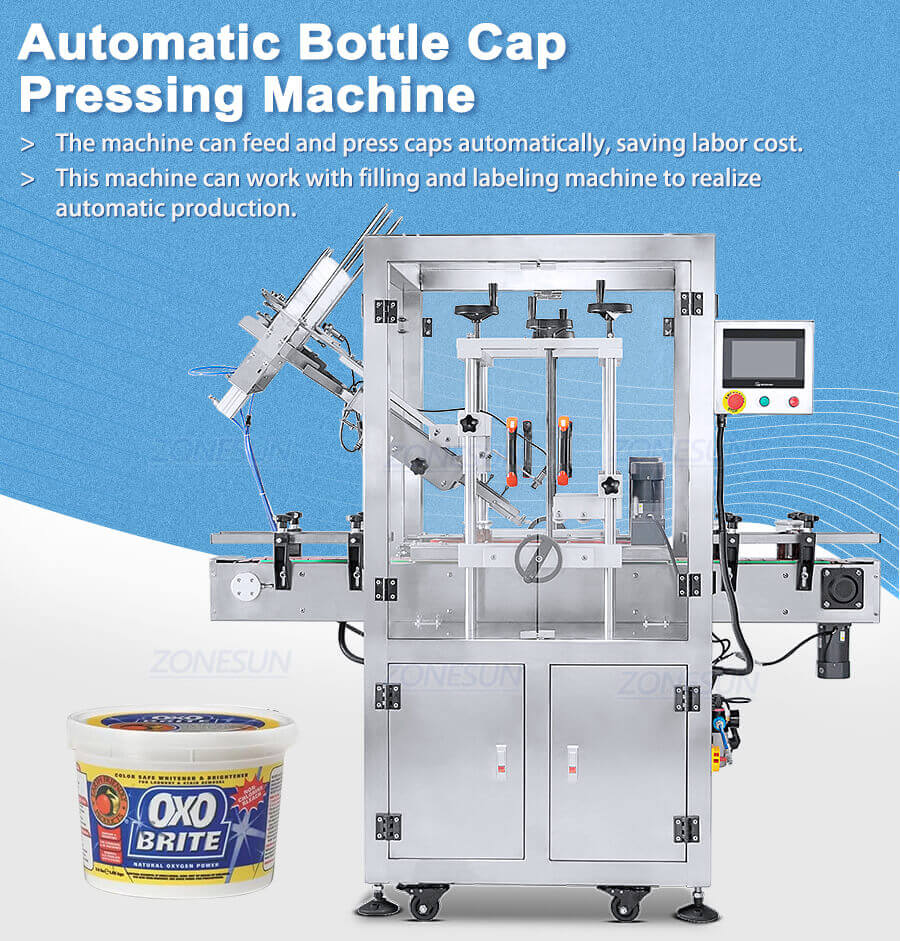 Dust-proof Lid Capping Pressing Machine-ZONESUN TECHNOLOGY LIMITED