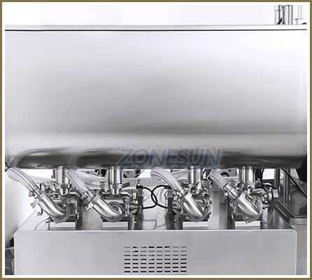 Desktop Cosmetic Paste Filling Production Line-ZONESUN TECHNOLOGY LIMITED