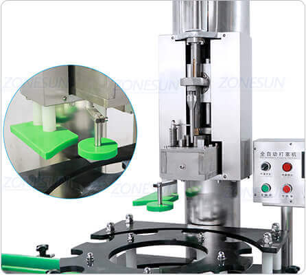Wine Bottle Cork Capping Pressing Machine-ZONESUN TECHNOLOGY LIMITED