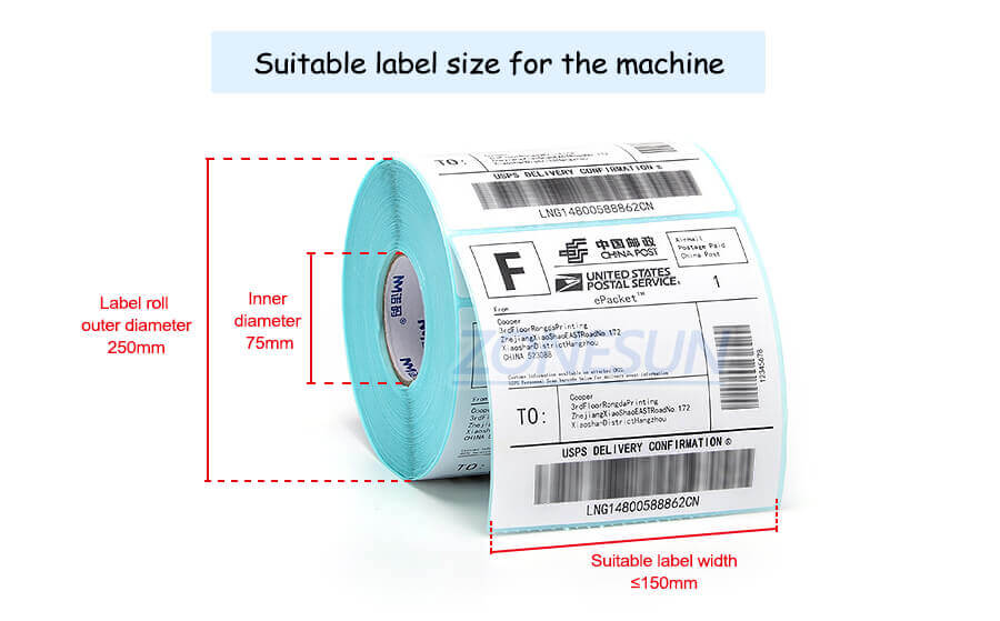 Cosmetic Flat Surface Labeling Machine-ZONESUN TECHNOLOGY LIMITED