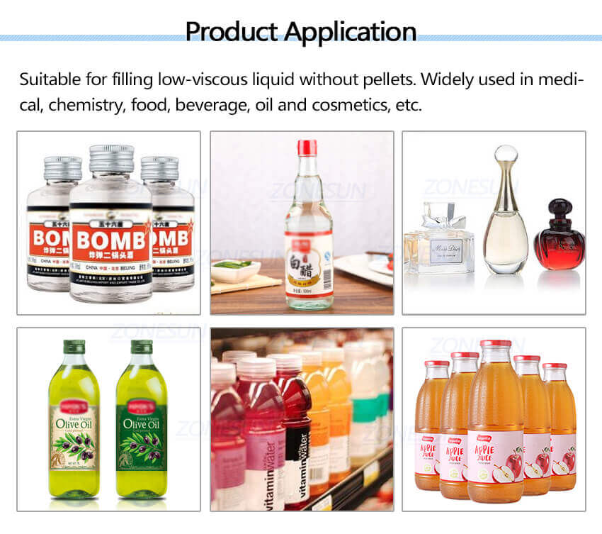 Semi Automatic Cosmetic Liquid Filling Machine-ZONESUN TECHNOLOGY LIMITED