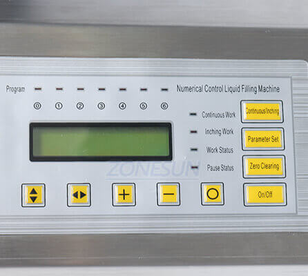 Semi Automatic Cosmetic Liquid Filling Machine-ZONESUN TECHNOLOGY LIMITED